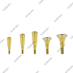 5Pcs Healing Abutment Cap RC NC Titanium Fit Straumann ITI Regular Narrow Cross