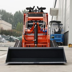 24HP Mini Skid Steer Tracked Loader 3-Pumps 2-Cylinder Gas Engine FREE SHIPPING