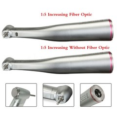 Dental 1:5 Optic LED Contra Angle Increasing Handpiece Fit NSK Electric Motor CE