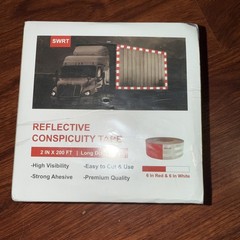 3M DOT-C2 Approved Reflective Conspicuity Tape for Trailers Red & White 2”x200