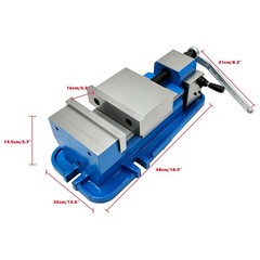 6 Inch Pneumatic Vise High Precision Bench Flat Vise for CNC Machining Center