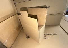 50 Pieces 9″ x 6″ x 3″ Corrugated Security Mailer Shipping Box