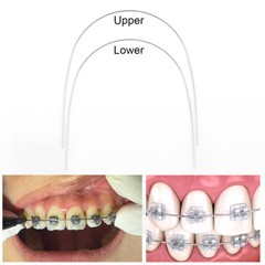 AZ Dental Orthodontic Arch Wire Super Elastic Niti Round Natural form 10pc/pk
