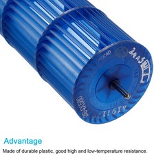 94x580mm Air Conditioner Blower Fan Wheel Flow Fan Assembly Blue
