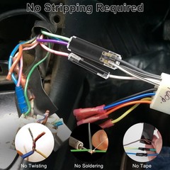80PCS Plug-In Quick Wire Connector Kit 1-Pin 2-Pin Reusable Clamp Terminal Block