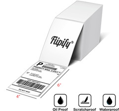 4×6 Thermal Labels Blank Shipping Direct Fanfold for Rollo Zebra Printer 1000 US