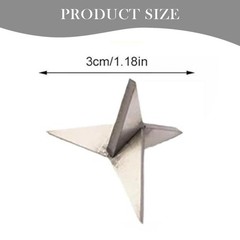 50PCS Tire Puncture Spikes Heavy Portable Duty Carbon Steel Triangle RoadSpikes