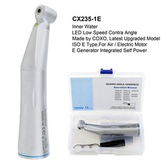 COXO Dental Electric Handpiece Contra Angle 1:1 1:5 45° Surgical Fiber Optic LED