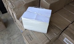 6000 Blank 4 x 6 Direct Thermal Fanfold Peel & Stick UPS Shipping Labels Bulk