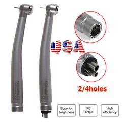 NSK Style Dental Fiber Optic LED E-generator high speed handpiece 2 Hole 4 Hole