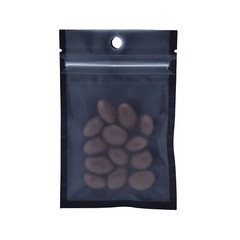 QQ Studio 10x18cm Black Food Safe QuickQlick™ Flat Candy Bag with Hang Hole