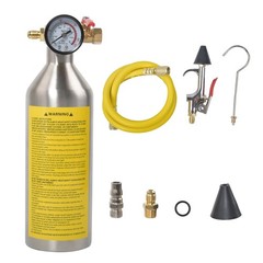 A/C AC Air Conditioner System Flush Canister Gun Tool Kit For R134 R12 R22 R404