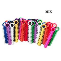 1040 Pcs/1 Pack Dental Orthodontic Ligature Ties Elastic Rubber Bands 37 Colors