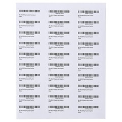 1″ x 2 5/8″ Address Shipping Labels Stickers Self Adhesive 30 UP 30 Per Sheet