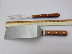 Dexter USA 8X3 S8698SQ Square End Spatula Turner & Hibachi 13.5″ Fork Factory2nd