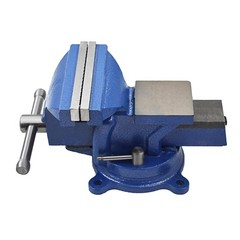 6″ Mechanic Bench Vise Table Top Clamp Press Locking Swivel Base Heavy