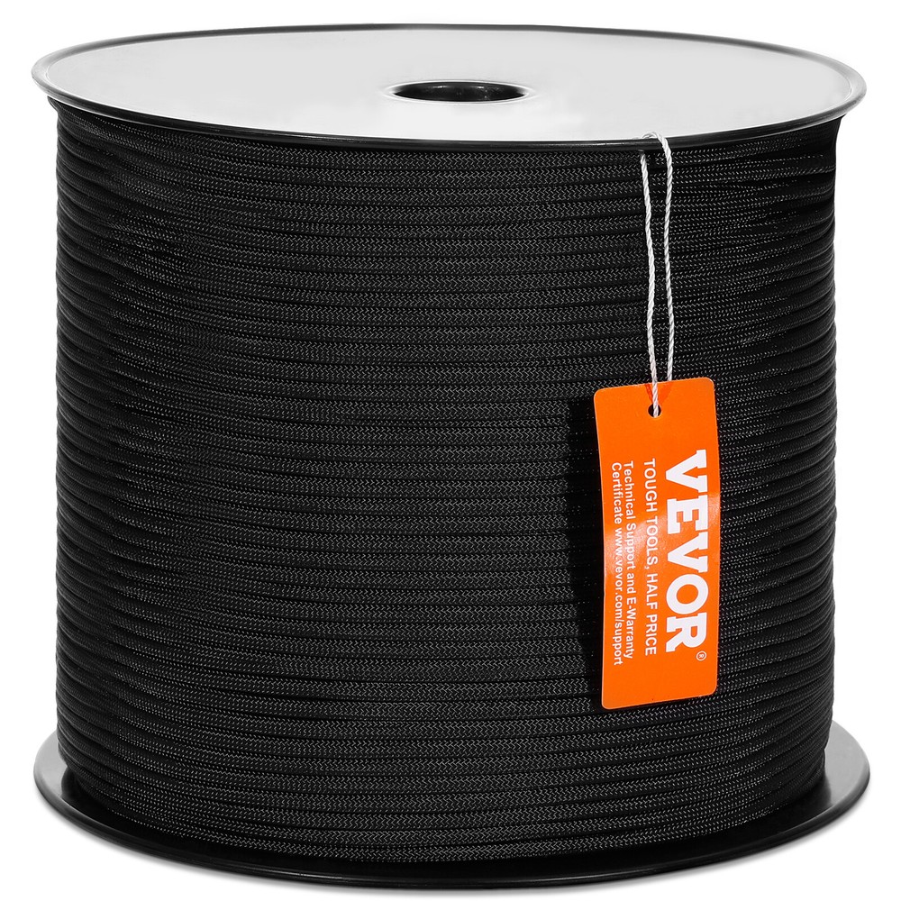 VEVOR Arborist Tree Climbing Rope Braided Nylon Rope 3/16″ x 1000′ 32-Strand