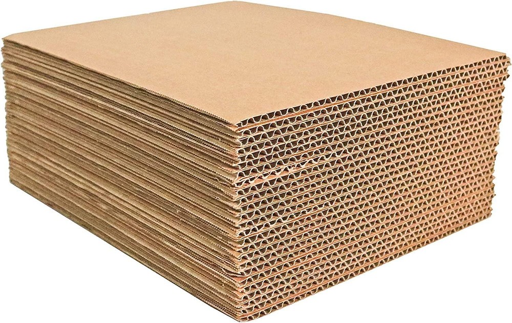 500 8.5×11 Cardboard Corrugated Pads Inserts Filler Sheet 8.5 x 11