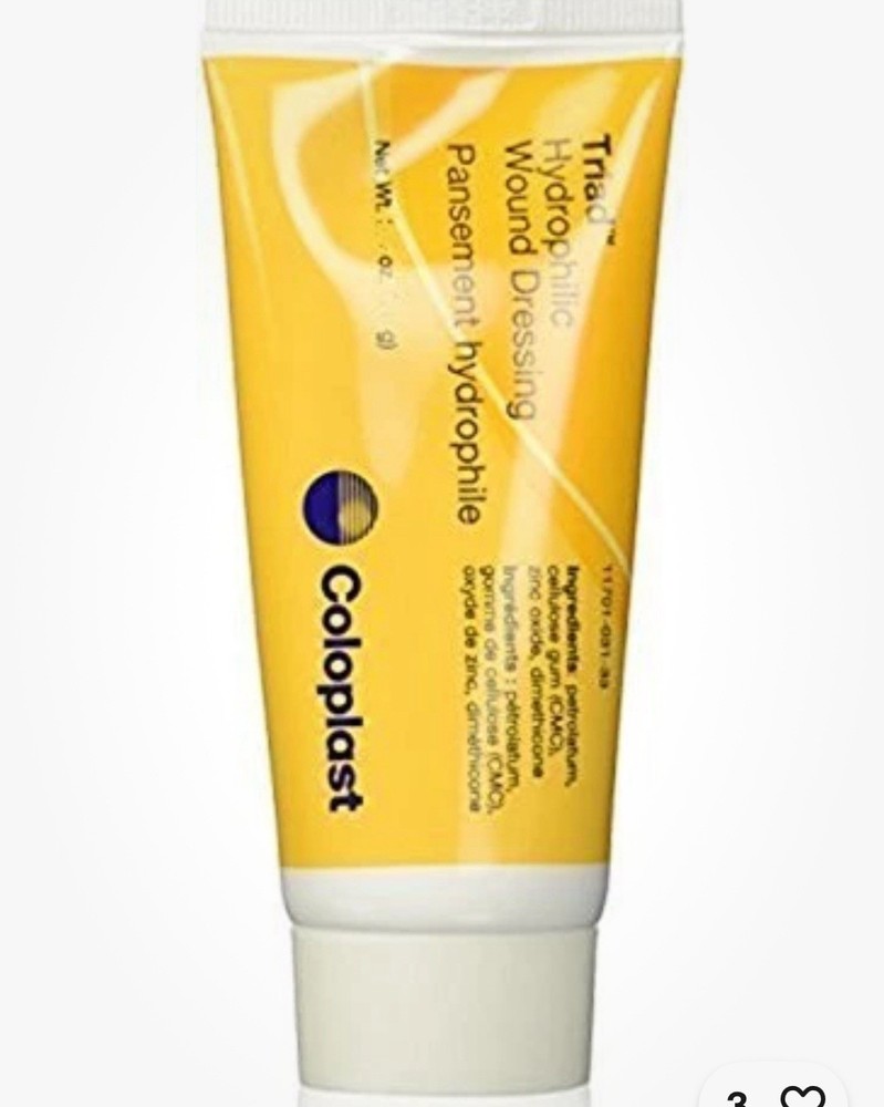 Triad Hydrophilic Wound Dressing Paste by Coloplast: # 1967 6oz***