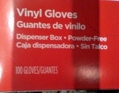 100-PCS Gordon Choice Vinyl Gloves Size-Medium