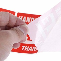 500/Roll 3“ x 5” Fragile Stickers Handle with Care Thank You Shipping Label Tag