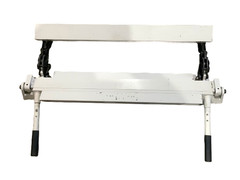 Klutch 49699 24in” Sheet Metal Bending Brake 22-Ga 135° Bench Mount