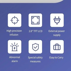 US Stock Human Use Volumetric Infusion Pump – High Precision with Alarm System
