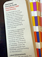 Pantone 2001 Color Formula Guide Solid Uncoated Pantone Colors 1st Edt.