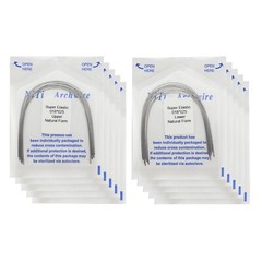 100PCS Dental Orthodontic Niti Arch Wire Natural Form Arches Round Rectangular