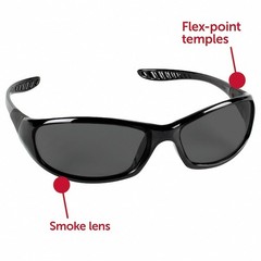 Kleenguard 25714 V40 Hellraiser Safety Glasses, Scratch-Resistant,