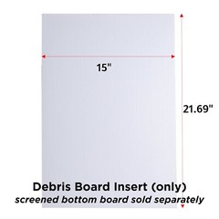 Beekeeping Debris Screen Board for 10 Frame Honey Bee Hive Base, Amish Made