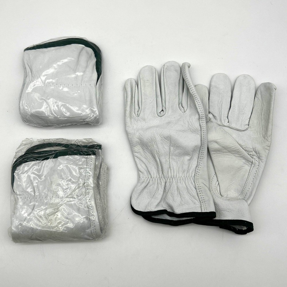 PIP 68-163 Driver Gloves Size Medium Split Cowhide Leather Vending Pks 3 Pairs