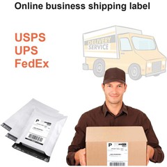 1000 Shipping Labels Half Sheets Blank 8.5″ x 5.5″ Self Adhesive 2 Per Sheet