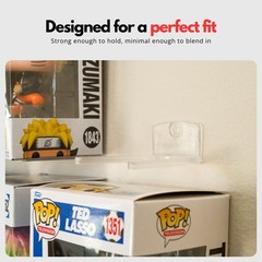 Adhesive Display Shelf for Funko Pop Boxes (16-Pack) – Clean Mount for Funko …