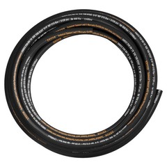 VEVOR Hydraulic Hose Coiled Hydraulic Hose 50ft 3/4″ 2 Steel Wire 3120 PSI
