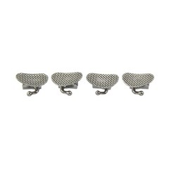 80pcs Dental Orthodontic Buccal Tubes 1st 2nd Molar MBT Roth 022 Bondable Mesh
