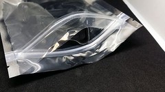 Stand Up Clear & Silver Aluminium Foil Reusable Zip Bag Food Save Mylar Metallic