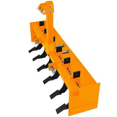 For Category 1 Tractors 3 Point Box Grading Blade Scraper Blade Steel 55″,Yellow
