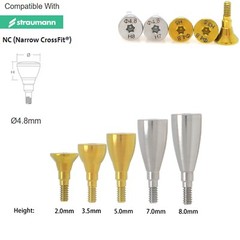 US Straumann Implant Healing Cap Abutment Impression Transfer For NC/RC Implants