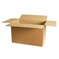 5 14x12x6 Kraft Brown Corrugated Shipping Boxes Multi-Depth 32 ECT Single-Wall