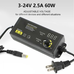 Adjustable power supplies Voltage 3 to 24V AC/DC Switch Power LED Display
