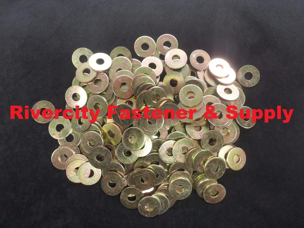 (100) M6 Steel Fender Washers Metric M6x18mm Wide / Large / over sized 6mm ZY