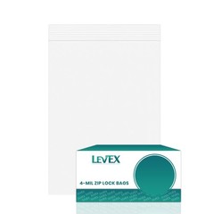 4″ x 6″ Heavy Duty 4Mil Clear Zip Bags Plastic Reclosable Top Lock Baggies