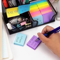 Brightly Colored 1.5×2 inch Sticky Notes – 800 Sheets of Self-Stick Pads