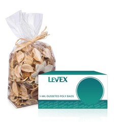 11.5x10x21.5″ 1 Mil Expandable Open Gusseted Poly Bags Clear Polyethylene LDPE