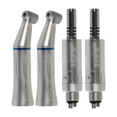 Dental Slow Low Speed Handpiece Push Contra Angle NSK Style Air Motor 4Holes