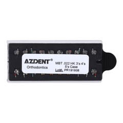 AZDENT Dental Orthodontic Monoblock MIM Bracket Braces Mini Roth/ MBT 018/ 022