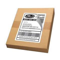 50 – 1000 Half Sheet 8.5 x 5.5 Shipping Labels 2 Per Sheet Self Adhesive Paper