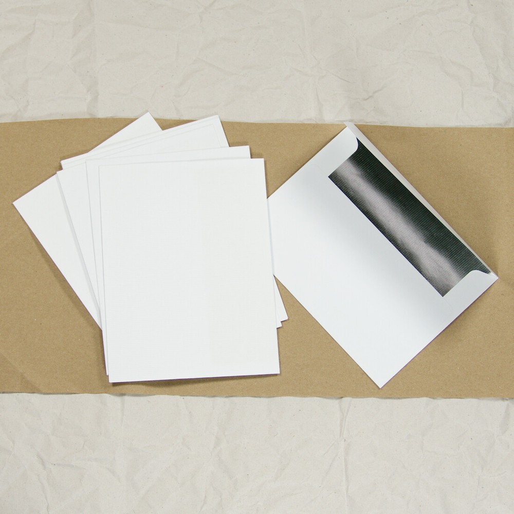 Plain Square Flap Card Invitation Mailing Envelopes Choice of Size White / Cream