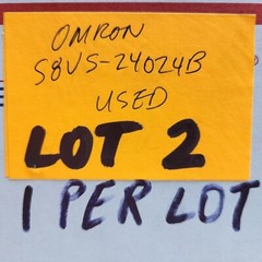 Omron S8VS-24024B Power Supply Input AC100-240V 3.8A Output 24VDC 10A *USED